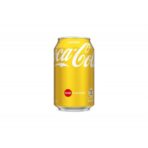 Lemon flavor "Coca-Cola" soft drink 330ml